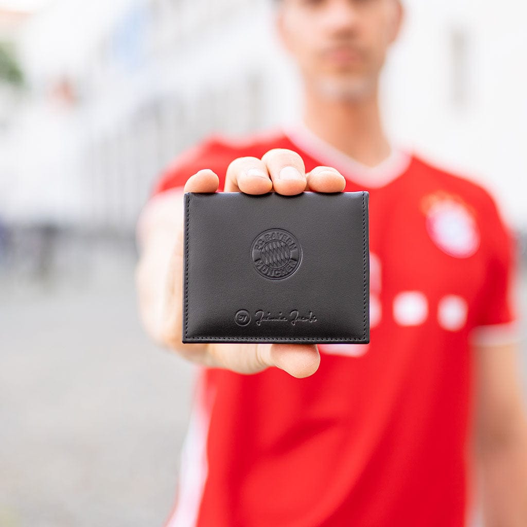 Jaimie Jacobs Geldbeutel Portemonnaie Black with Red Flap Boy FC Bayern München Edition - Magic Wallet with Coin Pocket Flap Boy FC Bayern Munich Edition with coin poket