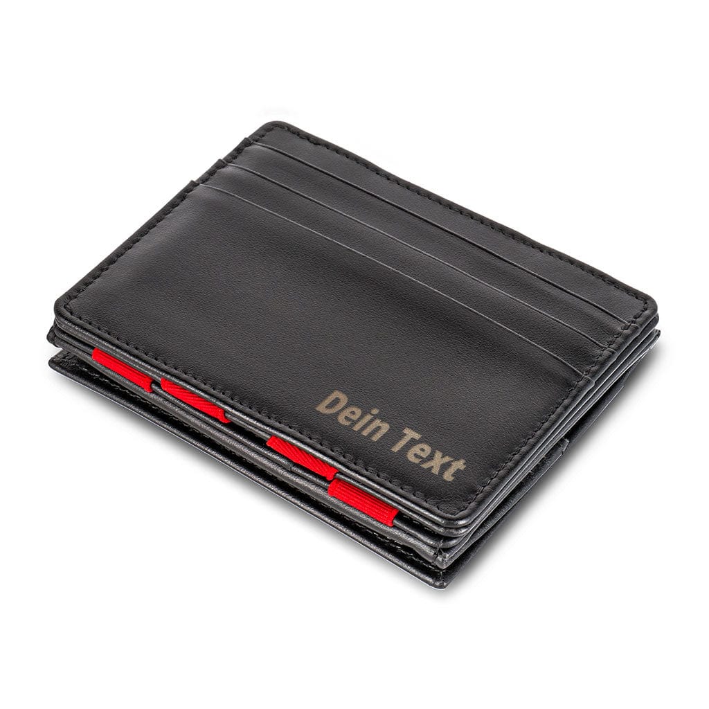 Jaimie Jacobs Geldbeutel Portemonnaie Black with Red Flap Boy FC Bayern München Edition - Magic Wallet with Coin Pocket Flap Boy FC Bayern Munich Edition with coin poket